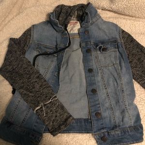Jean/sweater jacket